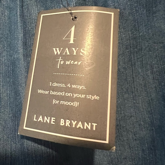 NWT Beautiful Lane Bryant denim dress - Picture 3 of 7